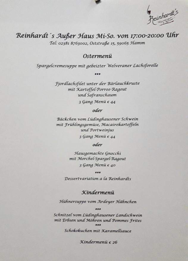 ostermenue